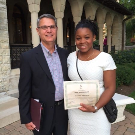 2015 Alan Zunke Education Award, Alan and Tianna Newton